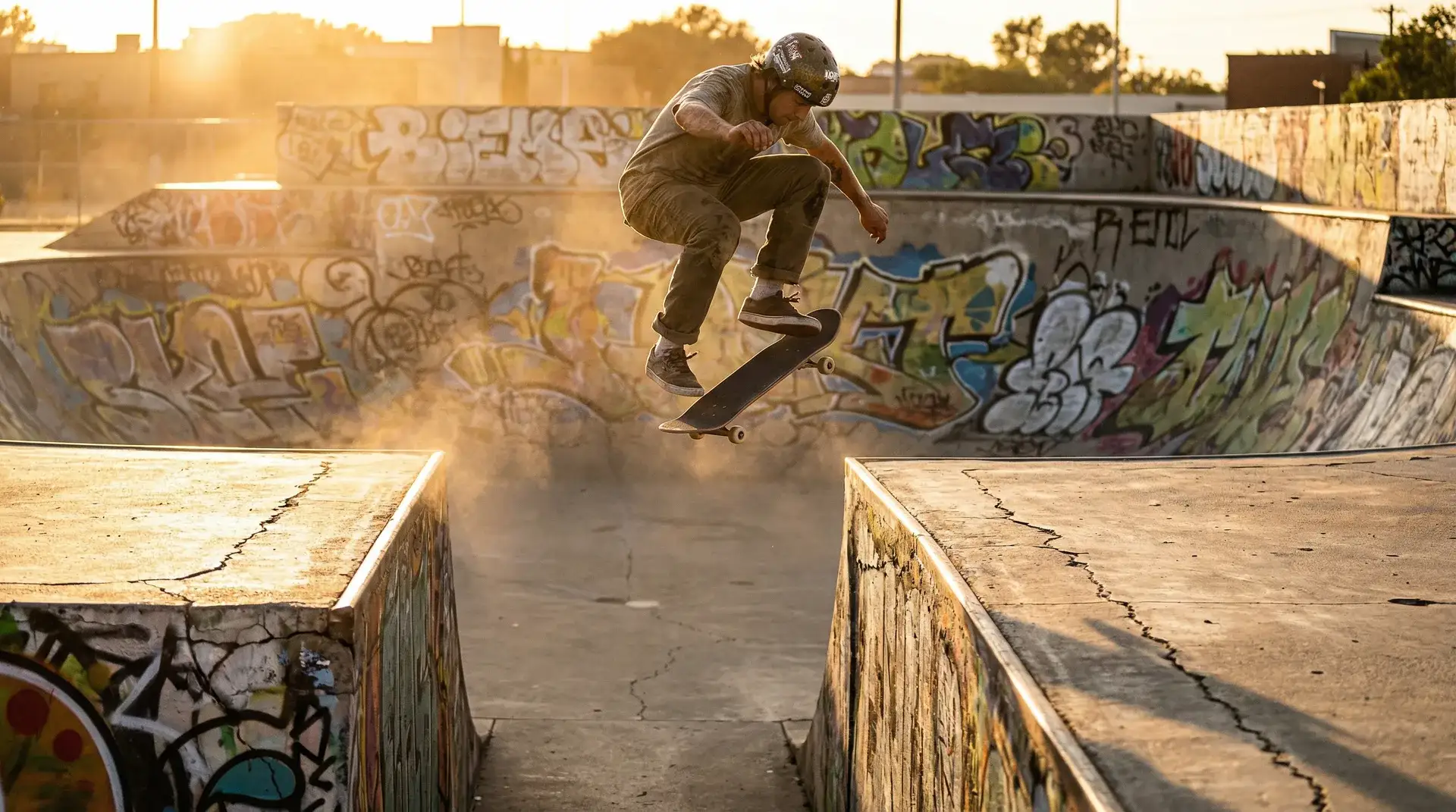 滑板跳跃城市障碍 - 狠狠撸 街头实录